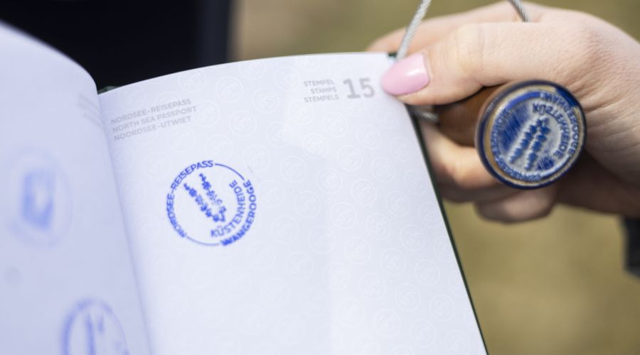 Nordsee-Reisepass Stempel